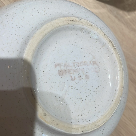 Vintage set of 6 mid century pfaltzgraph country time drip glaze small bowls - Picture 4 of 7